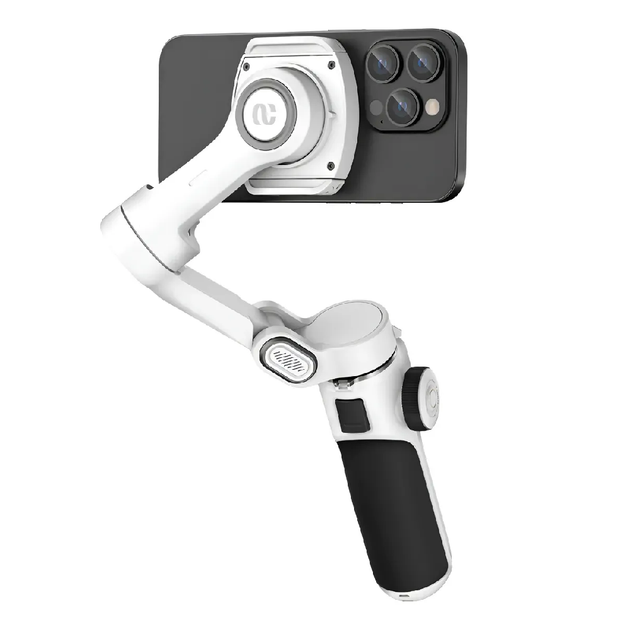 Триосьовий стабілізатор AOCHUAN Professional Gimbal Stabilizer for Smartphone SMART P2 White (AOCHUAN-SMARTP2-W) - изображение 3