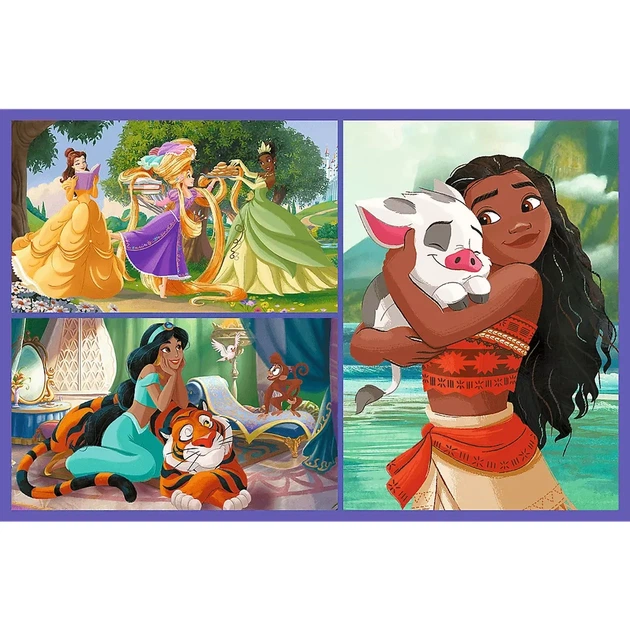 Набір пазлів Trefl Disney Princess Казкові дні (34440) - изображение 2