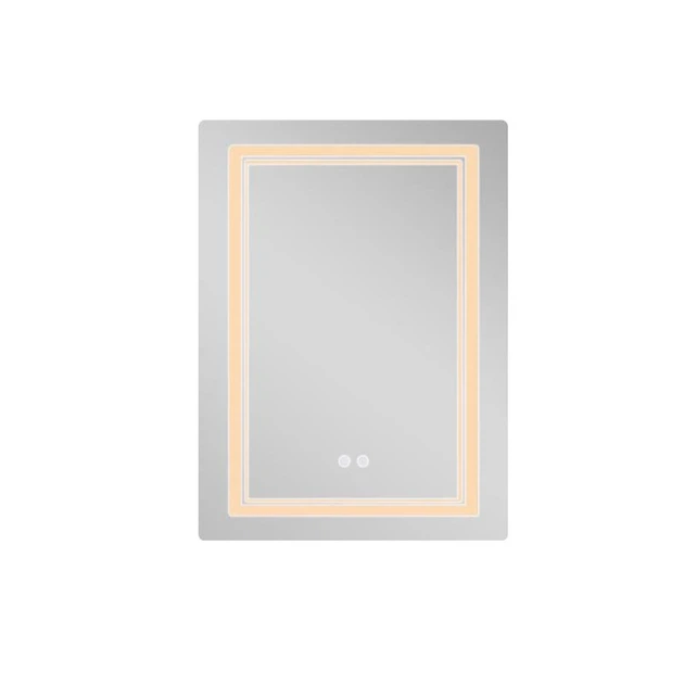 Зеркало Qtap Cardinal (CA2) 600х800 с LED-подсветкой Touch, с антизапотеванием, с диммером, рег. темп цвета (3000-6500K) - изображение 4