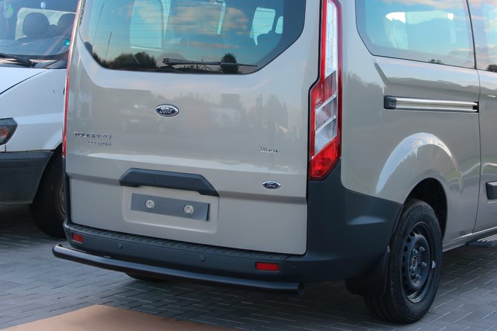 Задняя дуга AK002 Черная (нерж. сталь) для Ford Custom 2013-2022 гг - изображение 2