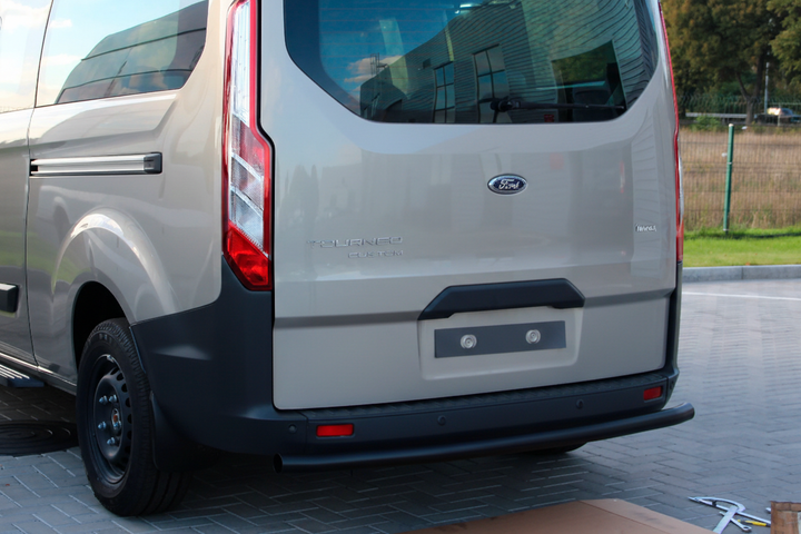 Задняя дуга AK002 Черная (нерж. сталь) для Ford Custom 2013-2022 гг - изображение 3