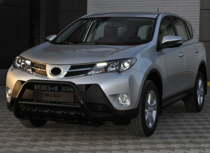Кенгурятник WT003 Black (нерж) для Toyota Rav 4 2013-2018 рр - зображення 4