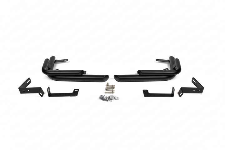 Задні кути AK003-Double Black (2 шт., нерж.) для Nissan X-trail T31 2007-2014 рр - зображення 7