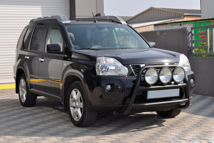 Передній захист WT018 Black (нерж) для Nissan X-trail T31 2007-2014 рр - зображення 3