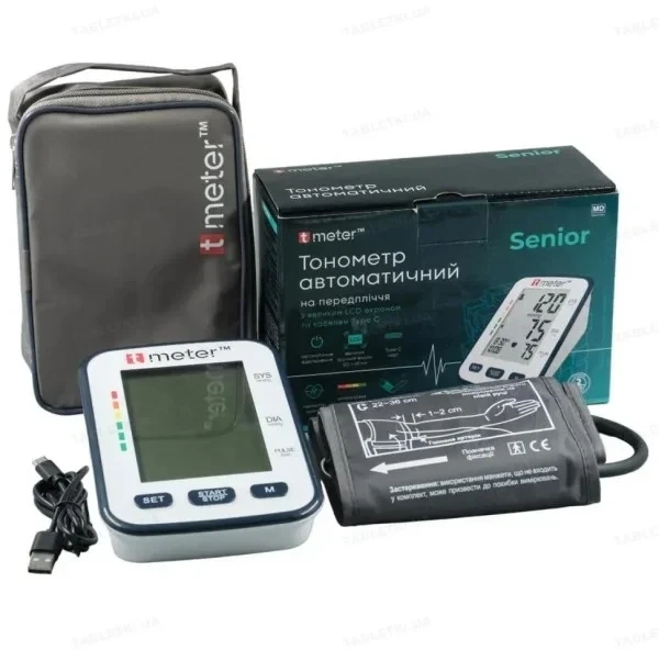 Тонометр автоматичний тм Meter на передпліччя Senior - Фото 1 Тонометр автоматичний тм Meter на передпліччя Senior - изображение 1