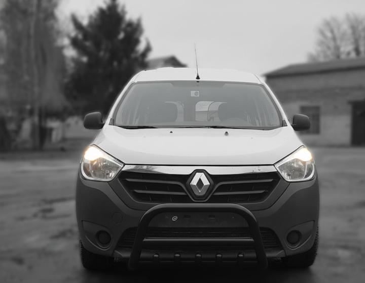 Кенгурятник WT003 Black (нерж) для Renault Lodgy 2013-2022 рр - Фото 3 Кенгурятник WT003 Black (нерж) для Renault Lodgy 2013-2022 рр - зображення 3
