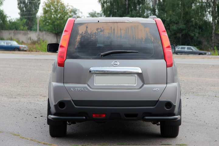 Задні кути AK003 Black (2 шт., нерж.) для Nissan X-trail T31 2007-2014 рр - Фото 3 Задні кути AK003 Black (2 шт., нерж.) для Nissan X-trail T31 2007-2014 рр - зображення 3
