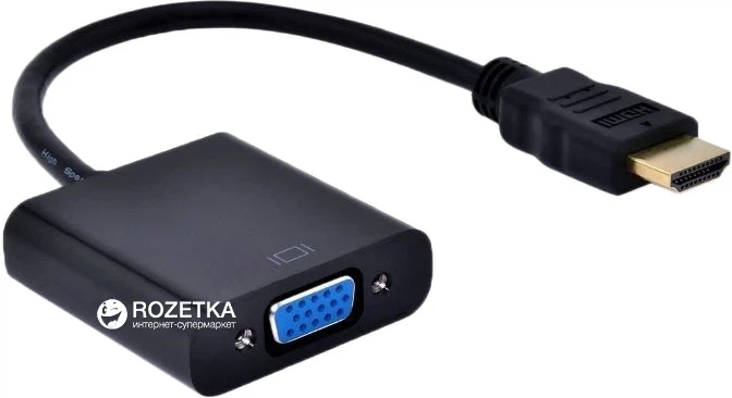 Адаптер STLab HDMI male (PC/laptop) – VGA F(Monitor) для подкл. PS3/PS4, аудио и кабель USB в компл. (U-990 чорний) - Фото 1 Адаптер STLab HDMI male (PC/laptop) – VGA F(Monitor) для подкл. PS3/PS4, аудио и кабель USB в компл. (U-990 чорний) - изображение 1