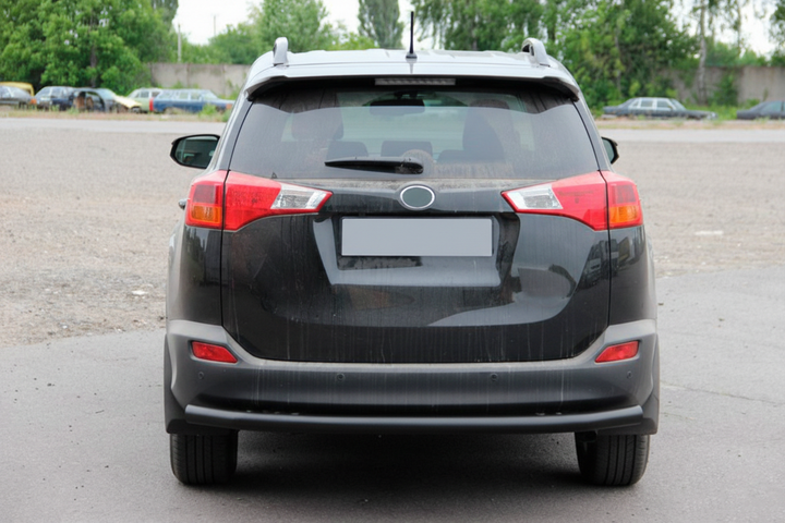 Задня дуга AK002 Black (нерж) для Toyota Rav 4 2013-2018 рр - зображення 5
