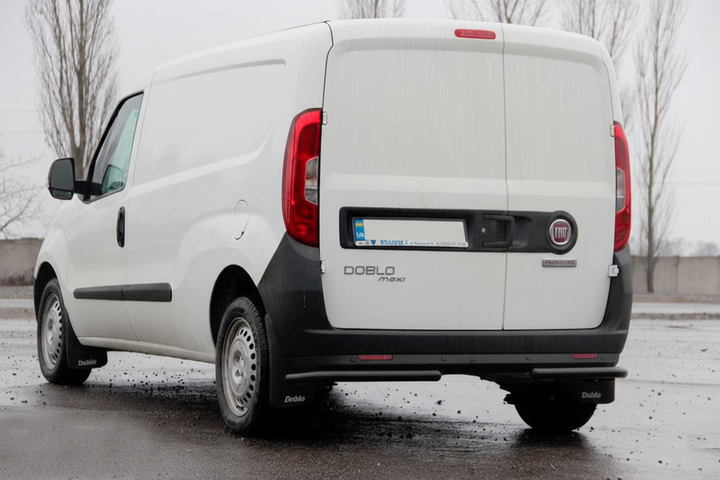 Задние угловые дуги AK003 Черный (нерж. сталь) для Opel Combo 2012-2018 гг - изображение 2