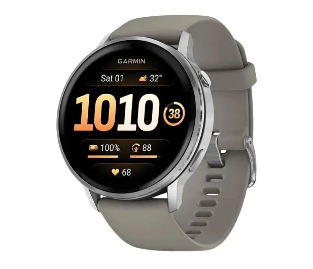 Смарт-годинник Garmin Venu 4 45 mm Сріблястий with Сріблястий Сірий Silicone Band (010-03014-01/41) - Фото 1 Смарт-годинник Garmin Venu 4 45 mm Сріблястий with Сріблястий Сірий Silicone Band (010-03014-01/41) - изображение 1