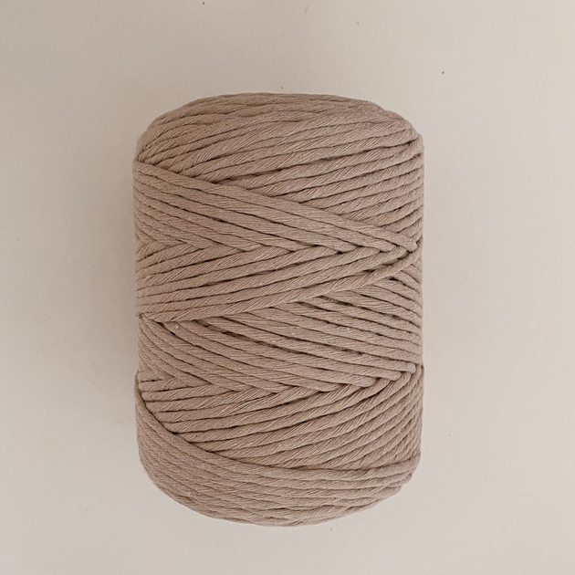 Шпагат для макраме YarnArt twisted 4мм 500г бежевий (№753) - изображение 5