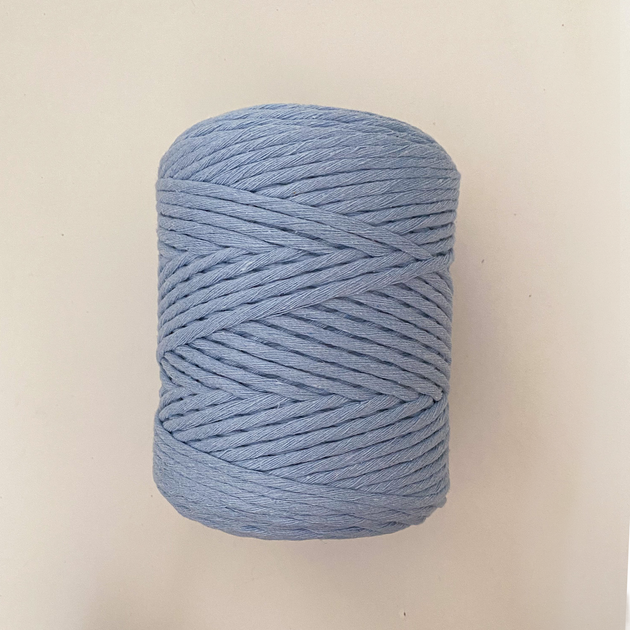 Шпагат для макраме YarnArt twisted 4мм 500г блакитний (№760) - изображение 5