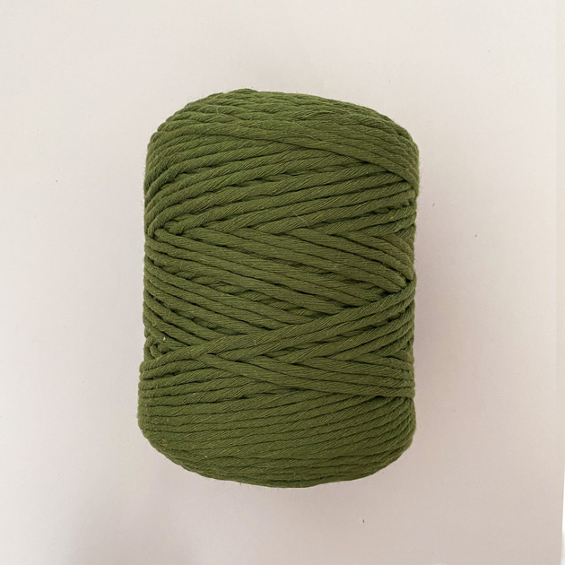 Шпагат для макраме YarnArt twisted 4мм 500г зелений (№787) - зображення 5