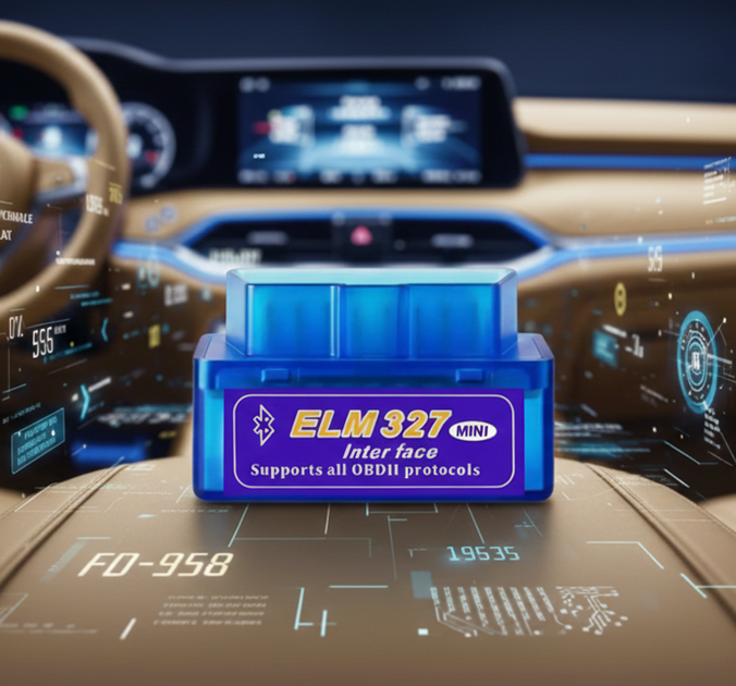Автосканер Xiamen ELM327 v2.1 OBD 2 с чипом диагностический мини адаптер - изображение 3