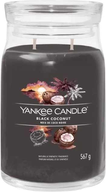 Ароматична свічка Yankee Candle Signature Black Coconut 567 г (5038581124926) - Фото 1 Ароматична свічка Yankee Candle Signature Black Coconut 567 г (5038581124926) - зображення 1