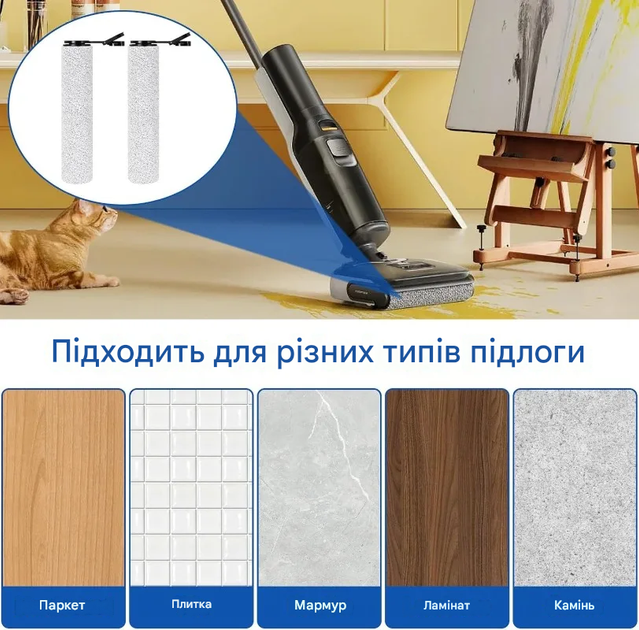 Щетка валик чистящий ролик для пылесоса Roborock F25 / F25 ACE / F25 Ultra / F25 Combo - изображение 8