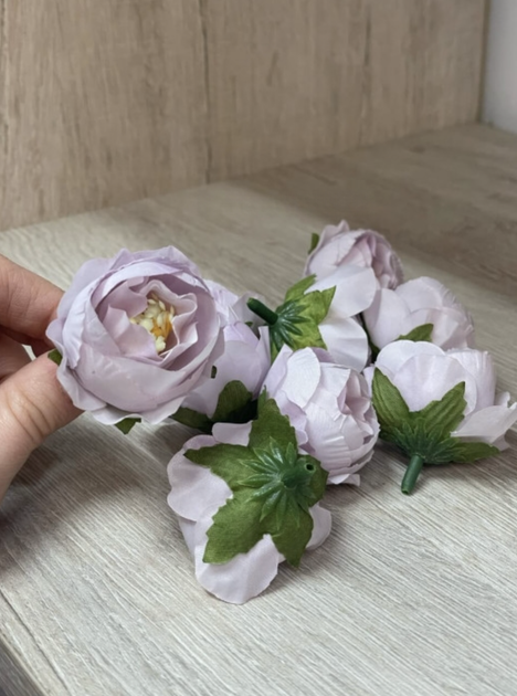 Головки искусственной розы для декора и хендмейда, 4 см, упаковка 100 шт. — Тканевые цветы для флористики, свадебного оформления и творчества Сиреневые #6 - Фото 1 Головки искусственной розы для декора и хендмейда, 4 см, упаковка 100 шт. — Тканевые цветы для флористики, свадебного оформления и творчества Сиреневые #6 - изображение 1