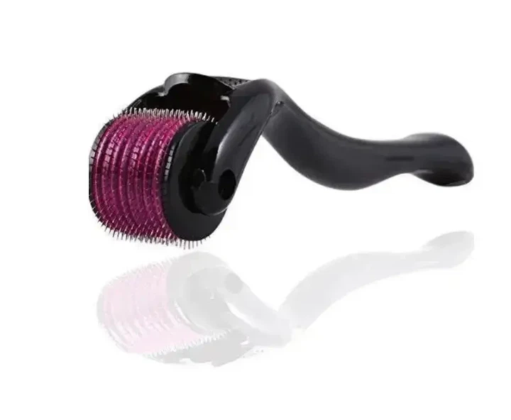 Мезороллер Derma Roller 540 титановых игл 0.25 мм для лица, волос и тела | Дермароллер массажный - изображение 4
