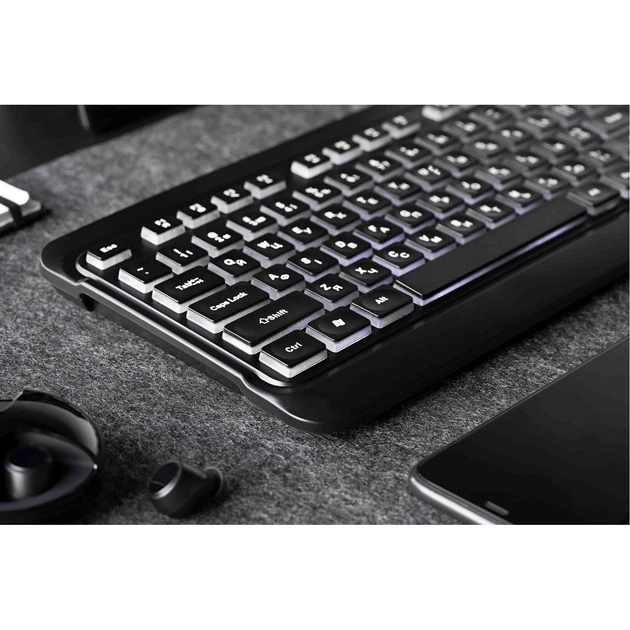 Клавіатура 2E 2E KS120 USB-A Black (2E-KS120UB_UA) - зображення 5