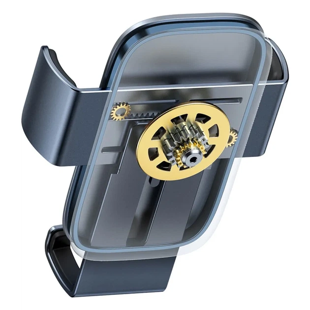 Автодержатель для телефона Baseus Metal Age II Gravity Car Mount SUJS000013, гравитационный держатель в дефлектор авто, серый - Фото 6 Автодержатель для телефона Baseus Metal Age II Gravity Car Mount SUJS000013, гравитационный держатель в дефлектор авто, серый - изображение 6