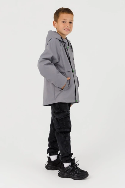 Вітровка для хлопчика FY3301 92 см Сірий (2000990369482D) shop (2000990369482) - зображення 5