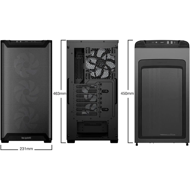 Корпус Be Quiet! Pure Base 501 LX Black (BGW78) - Фото 8 Корпус Be Quiet! Pure Base 501 LX Black (BGW78) - изображение 8