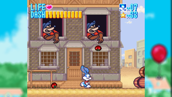 Игра Nintendo SNES Tiny Toon Adventures: Buster Busts Loose! Europe Английская Версия Только Картридж Б/У - изображение 5