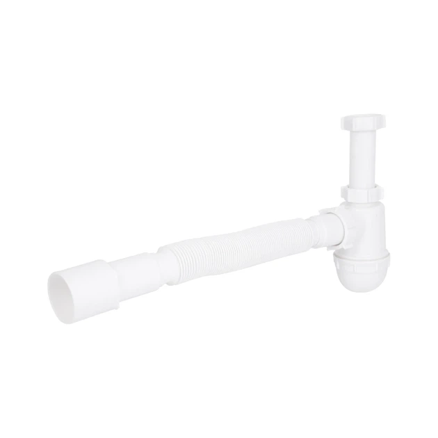 Комплект для ванної Qtap Nando LT 500x420 мм White підвісна раковина + донний клапан PU02O + сифон (47323) - зображення 9