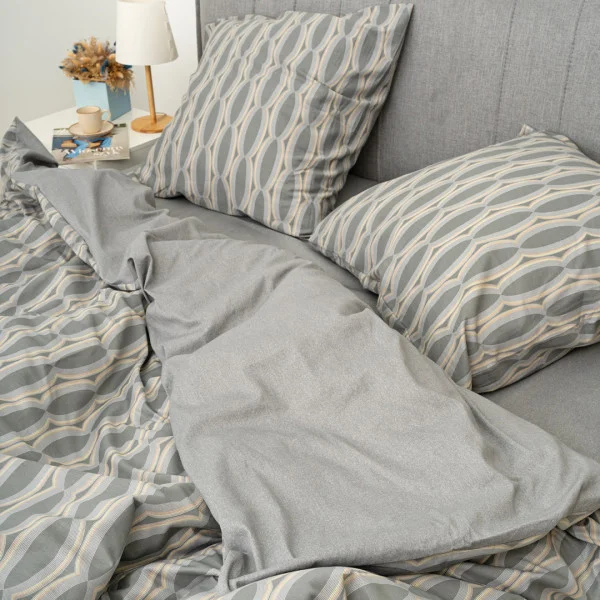 Комплект постельного белья Viluta евро Satin Twill 757 100% хлопок - изображение 4