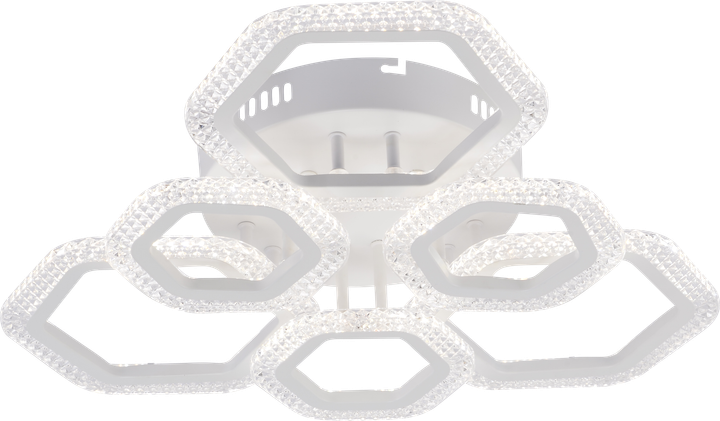 Потолочная люстра IS LI8490C-3+3A WH, белая, LED 96W - изображение 2