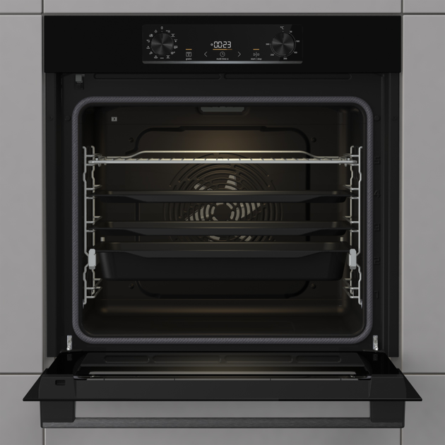 Вбудована духовка Gorenje BPS 6737 E07B Електрична 77 л Чорний - зображення 2