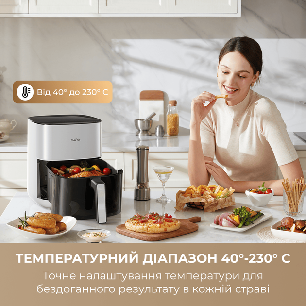 Мультипечь MOVA AeroChef FD10s Pro White - изображение 5