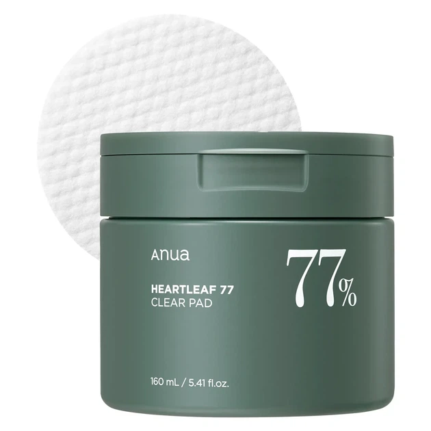 Тонер-пады для лица Anua Heartleaf 77% Clear Pad, 160 мл, 70 шт 8809640730559 - Фото 1 Тонер-пады для лица Anua Heartleaf 77% Clear Pad, 160 мл, 70 шт 8809640730559 - изображение 1