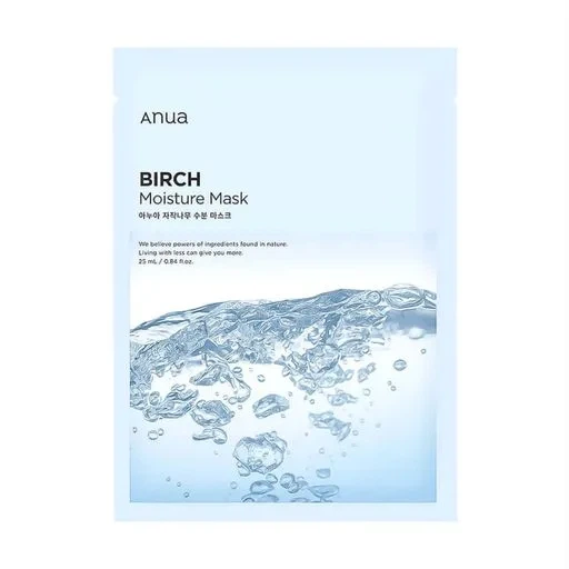 Увлажняющая тканевая маска для лица Anua Birch Moisture Sheet Mask, 25 мл x 10 шт 8809640731082 - Фото 2 Увлажняющая тканевая маска для лица Anua Birch Moisture Sheet Mask, 25 мл x 10 шт 8809640731082 - изображение 2
