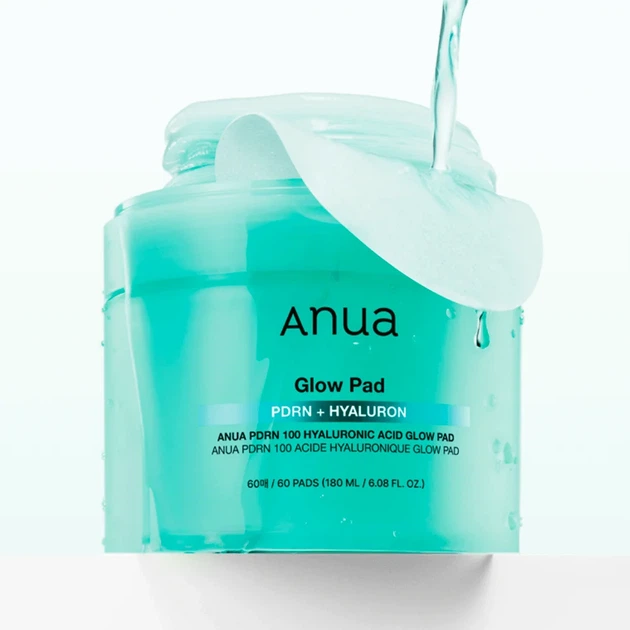 Увлажняющие пэды для лица Anua PDRN 100 Hyaluronic Acid Glow Pad, 180 мл 8809640738241 - Фото 4 Увлажняющие пэды для лица Anua PDRN 100 Hyaluronic Acid Glow Pad, 180 мл 8809640738241 - изображение 4