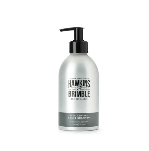 Шампунь для бороді Hawkins & Brimble Beard Shampoo Eco-Refillable 300 мл - Фото 1 Шампунь для бороді Hawkins & Brimble Beard Shampoo Eco-Refillable 300 мл - зображення 1