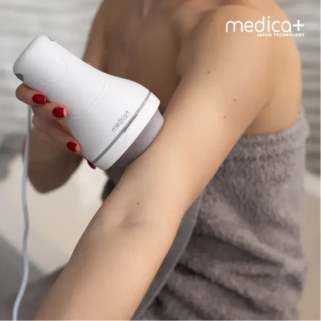 Антицеллюлитный массажер для тела MEDICA+ MassPro 3.0 — 8 насадок, лимфодренаж и моделирование контуров тела - изображение 10