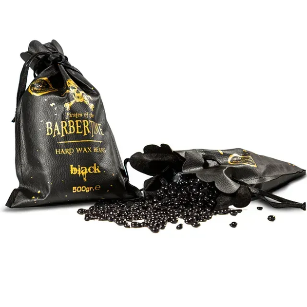 Твердий віск у гранулах Barbertime Hard Wax Beans (BLACK) 500 г - Фото 1 Твердий віск у гранулах Barbertime Hard Wax Beans (BLACK) 500 г - зображення 1