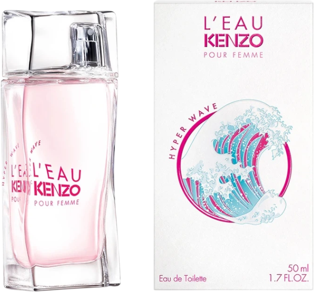 Туалетная вода для женщин Kenzo L'Eau Kenzo Pour Femme Hyper Wave 50 мл (MN84235) - Фото 1 Туалетная вода для женщин Kenzo L'Eau Kenzo Pour Femme Hyper Wave 50 мл (MN84235) - изображение 1