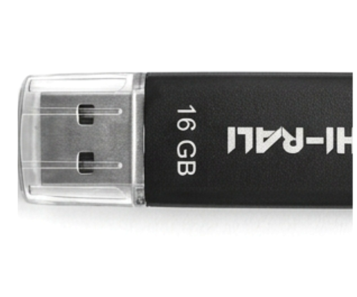 USB флешка 16 ГБ черный металл для хранения данных Hi-Rali Rocket - Фото 4 USB флешка 16 ГБ черный металл для хранения данных Hi-Rali Rocket - зображення 4