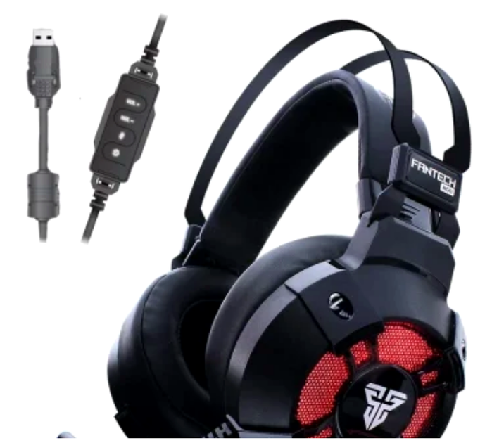 Ігрові навушники FANTECH HG11 Captain 7.1 колір чорний - зображення 8