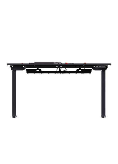 Игровой стол FANTECH DW114 Workstation Черный 140x70 см с регулировкой высоты до 122 см и магнитной RGB подсветкой - изображение 3