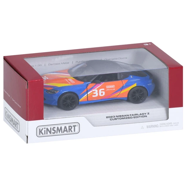 Машинка інерційна 2023 Nissan Fairlady Z KT5443WF(Blue) 1:36, 12 см, відчиняються двері - Фото 2 Машинка інерційна 2023 Nissan Fairlady Z KT5443WF(Blue) 1:36, 12 см, відчиняються двері - изображение 2