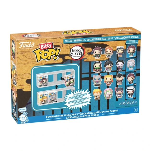 Набір ігрових фігурок BITTY POP! серії "Вбивця демонів" (4 фігурки в ас.) - Фото 5 Набір ігрових фігурок BITTY POP! серії "Вбивця демонів" (4 фігурки в ас.) - зображення 5