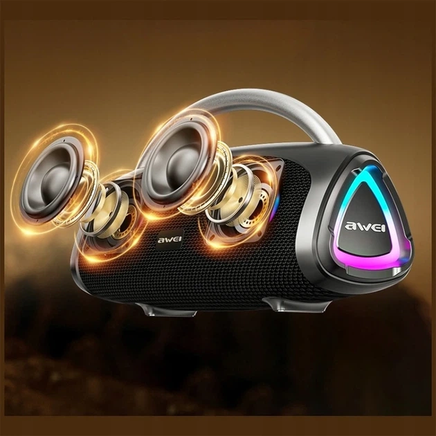 Bluetooth колонка Awei KA38 (50W)- чорний - зображення 4