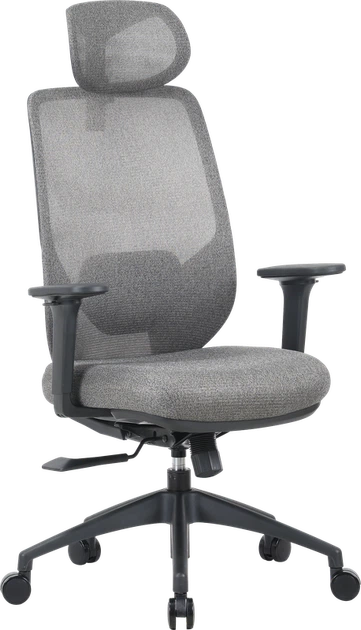 Крісло офісне OfficePro Comfort OC524G Gray - Фото 3 Крісло офісне OfficePro Comfort OC524G Gray - зображення 3