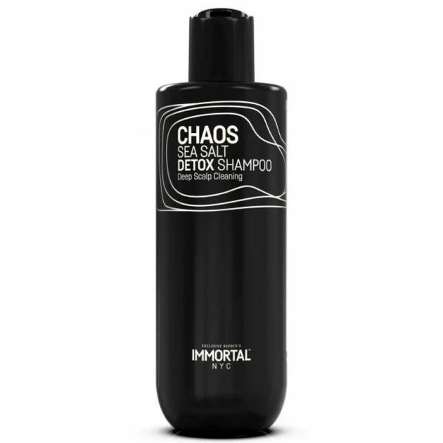 Шампунь с морской солью для глубокой очистки кожи головы Immortal Chaos Sea Salt Detox Shampoo 350ml 350 мл NYC83 - Фото 1 Шампунь с морской солью для глубокой очистки кожи головы Immortal Chaos Sea Salt Detox Shampoo 350ml 350 мл NYC83 - изображение 1