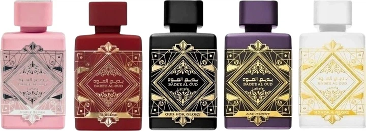 Zestaw miniatur unisex Lattafa Badee al Oud Mini Collection Woda perfumowana 5 x 5 ml (6290362344506) - obraz 3