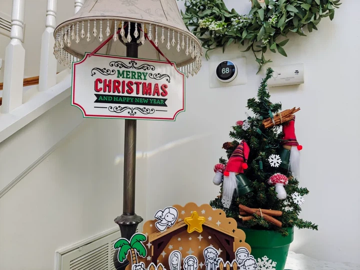 Святкова табличка-вивіска на двері merry christmas and happy new year. Aivory - изображение 2